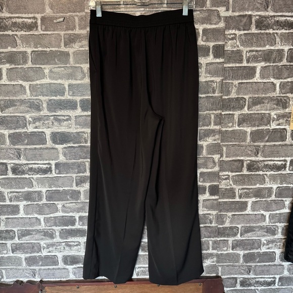 NEW Quince Stretch Crepe Classic Trouser Pants black pockets - Picture 9 of 14